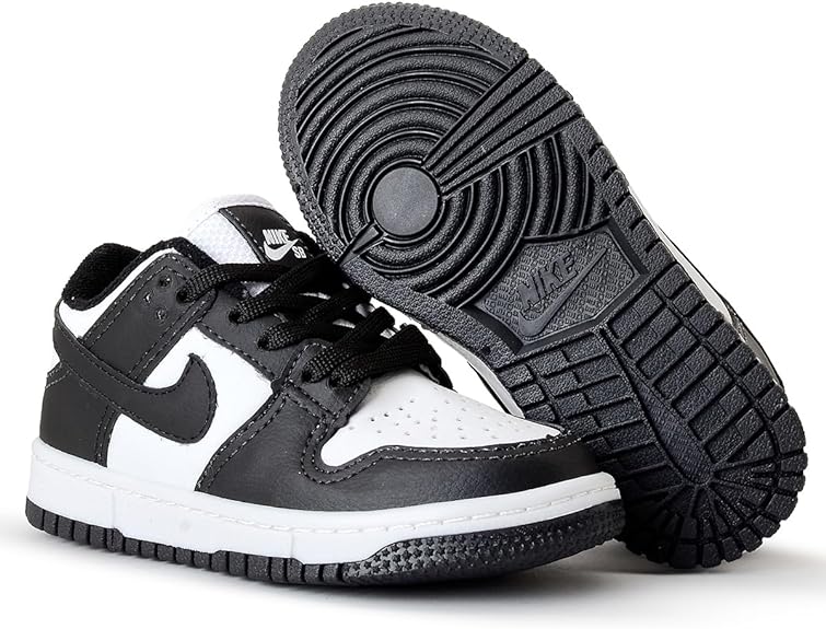 Tenis NK Dunk Preto/ Branco Infantil